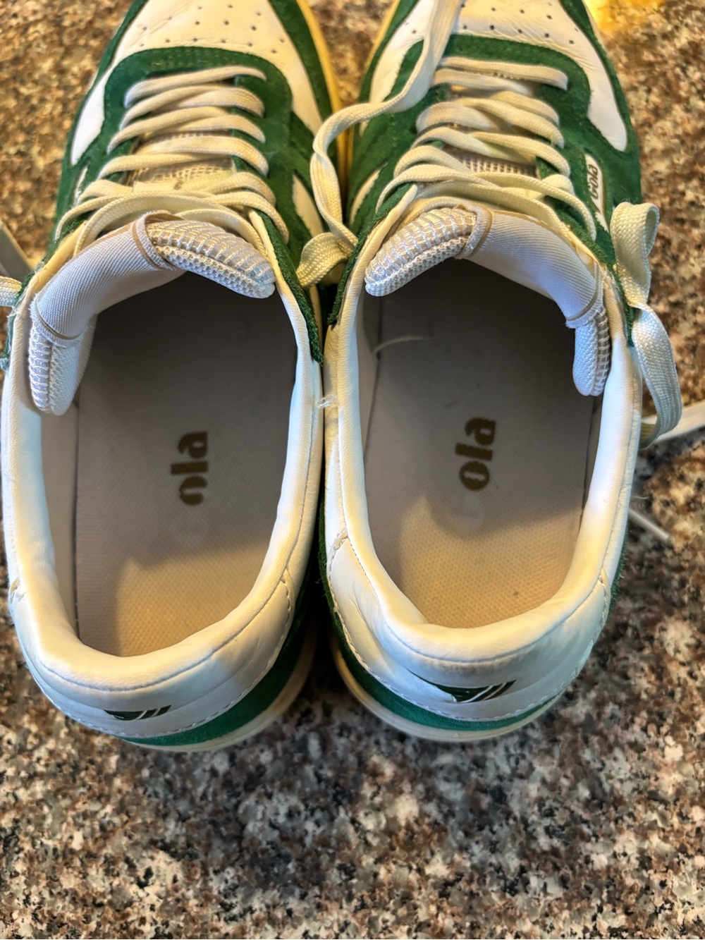 Gola Womens Green and White Low-Top Sneakers Size 7 - Picture 7 of 10